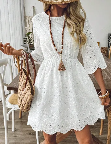 Rochie scurta SHEIN, alb