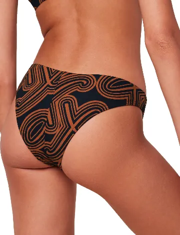 Chilot de  baie Triumph, negru/maro Maro