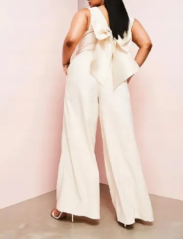 Pantaloni ASOS Curve, crem Crem