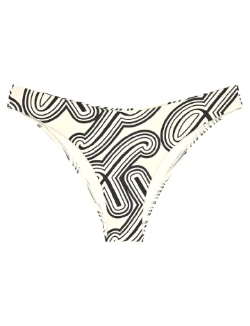 Chilot de  baie Triumph, ecru/negru Alb