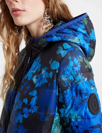 Geaca Desigual, albastru Albastru