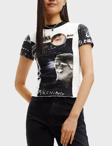 Tricou Desigual, mix culori Mix culori
