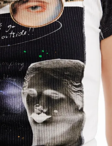 Tricou Desigual, mix culori Mix culori