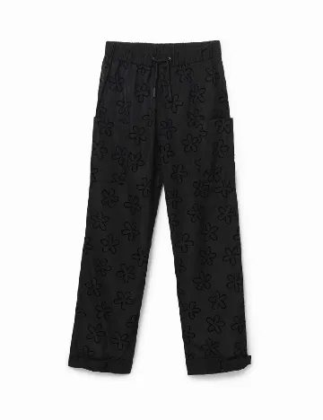 Pantaloni Desigual, negru