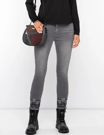 Blugi Desigual, gri Gri
