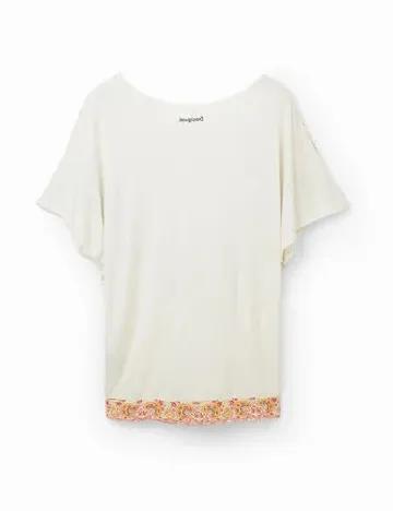 Tricou Desigual, crem Crem