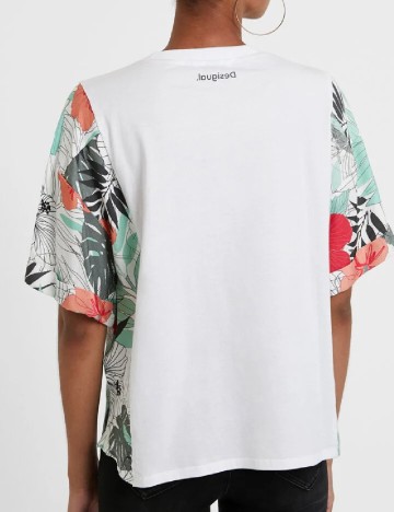 Tricou Desigual, alb