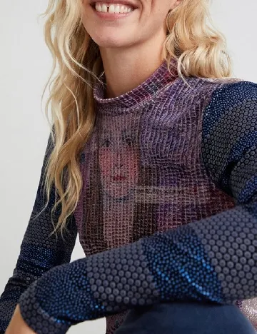 Bluza Desigual, mix culori Mix culori