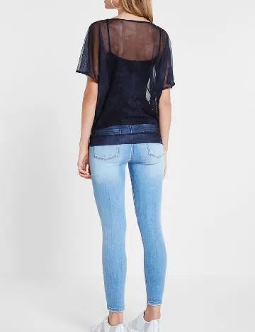 Tricou Desigual, bleumarin Albastru