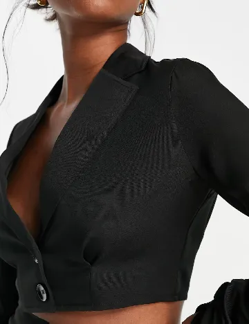 Sacou Urban Threads, negru Negru