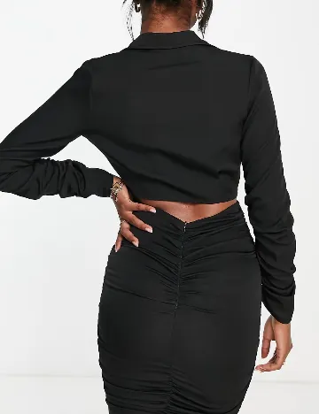 Sacou Urban Threads, negru Negru