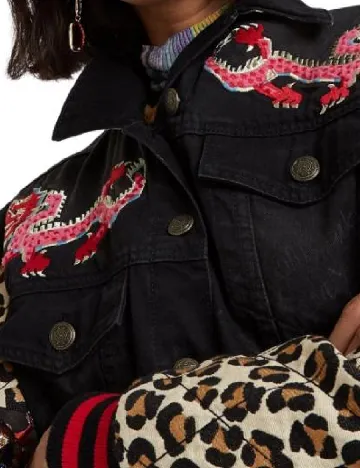Jacheta Desigual, negru Negru