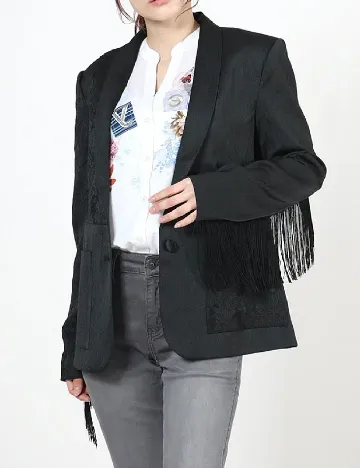 Sacou Desigual, negru Negru