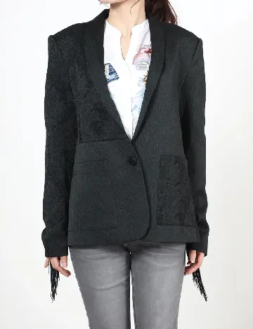 Sacou Desigual, negru Negru
