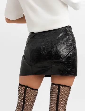 Fusta naked wardrobe, negru Negru