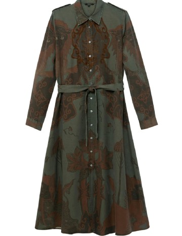 Rochie medie Desigual, verde