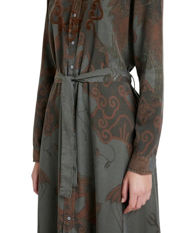 Rochie medie Desigual, verde