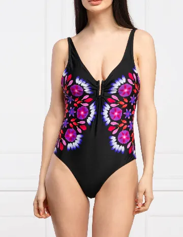 Costum de baie Desigual, negru Negru