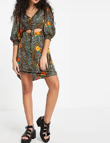 Rochie scurta Top Shop, mix culori Mix culori