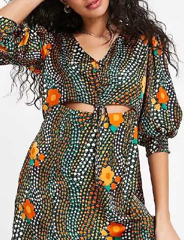 Rochie scurta Top Shop, mix culori Mix culori