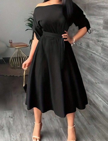 Rochie medie SHEIN, negru