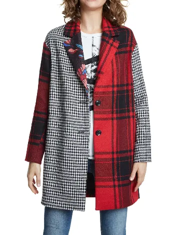 Palton Desigual, mix culori Mix culori