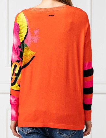 Bluza Desigual, portocaliu