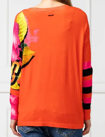 Bluza Desigual, portocaliu Portocaliu