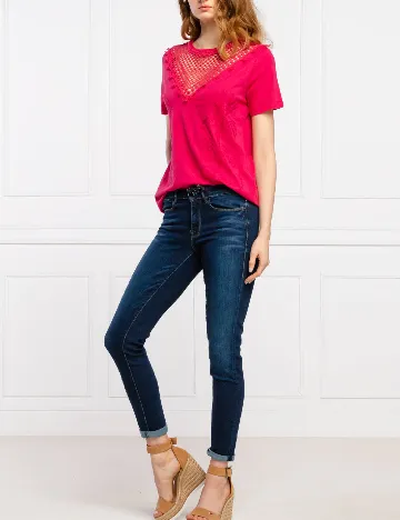 Bluza Desigual, roz Roz