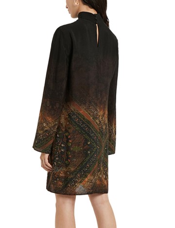 Rochie scurta Desigual, mix culori