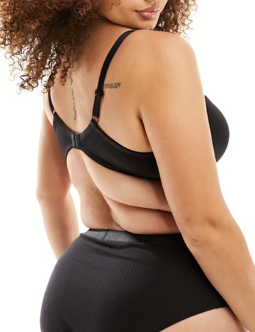 Sutien Ivory Rose Curve, negru