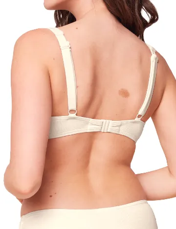 Sutien de baie Triumph, ecru Alb