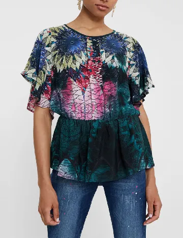 Bluza Desigual, mix culori Mix culori