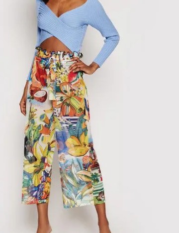 Pantaloni Desigual, mix culori