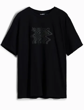 Tricou Desigual, negru Negru