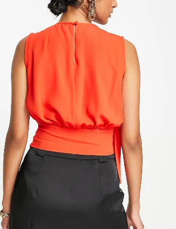 Top ASOS, portocaliu Portocaliu