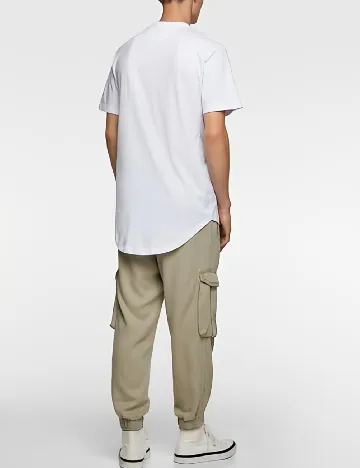 Tricou Zara, alb Alb
