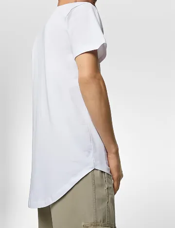 Tricou Zara, alb Alb
