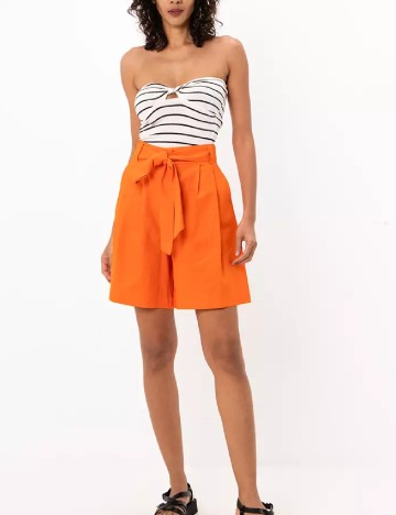 Pantaloni scurti ASOS, portocaliu