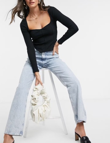 Bluza ASOS, negru