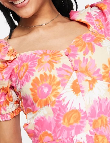 Rochie scurta Miss Selfridge, floral print