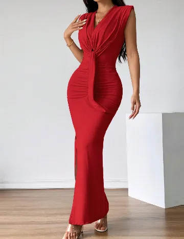 Rochie lunga SHEIN, rosu Rosu