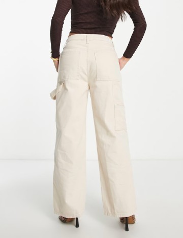 Pantaloni ASOS, crem