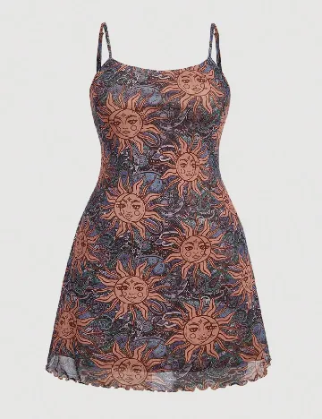 Rochie scurta SHEIN CURVE, mix culori Mix culori