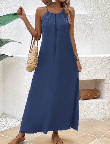 Rochie lunga SHEIN, albastru Albastru