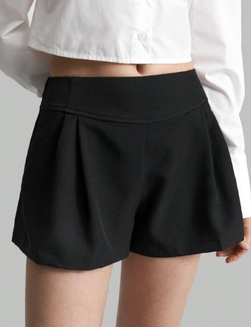Pantaloni scurti SHEIN, negru