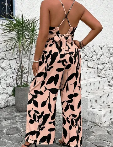 Compleu SHEIN CURVE, negru/roz Roz