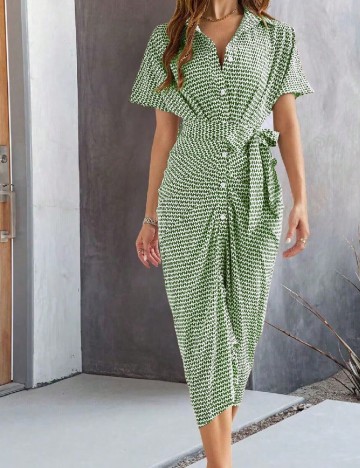 Rochie medie SHEIN, verde