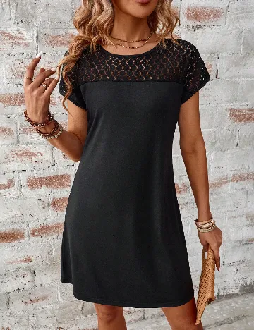 Rochie scurta Emery Rose, negru