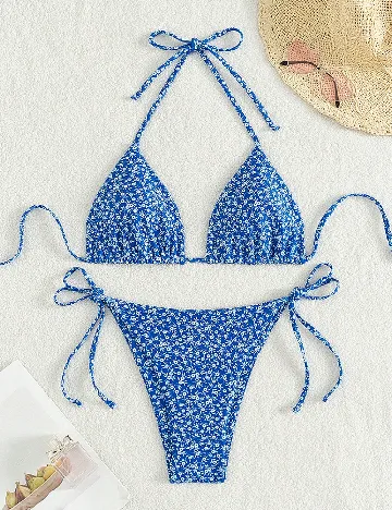Costum de baie SHEIN, albastru Albastru